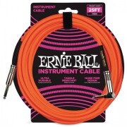 Bundle of 3 x Ernie Ball Instrument Cables (25FT - 7.62M)