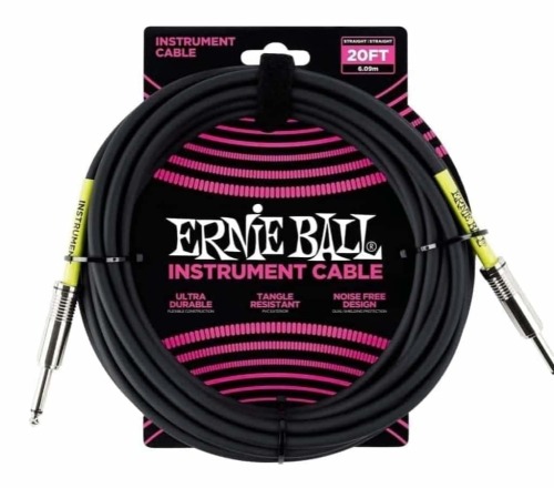 Bundle of 3 x Ernie Ball Instrument Cables (20FT - 6.09M)