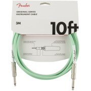 1 x Deluxe Series Instrument Cable, Straight/Straight, 10ft, Tweed & 1 x Original Series Instrument Cable, 10ft, Surf Green