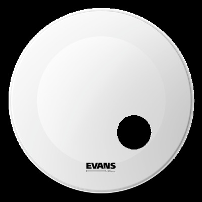 2 x Evans EQ3 Resonant Coated White 22" Bass Drum Head