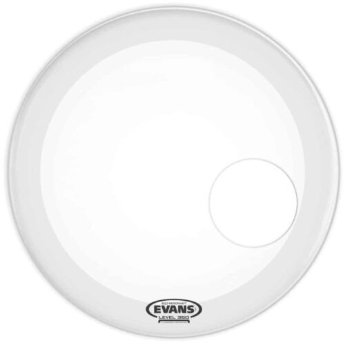 1 x Evans EQ3 Resonant Coated White Bass Drum Head, 18 Inch