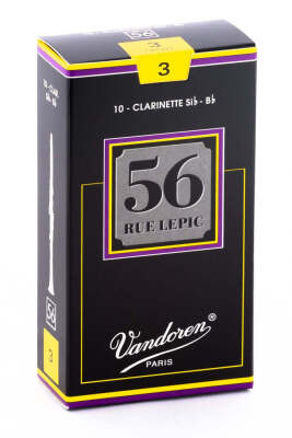 6 x Vandoren B Flat Clarinet Reed 56 Rue Lepic 10 Pack