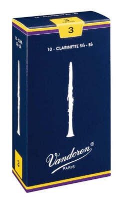 5 x Vandoren Traditional Clarinet Reeds 10 Pack