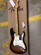 Fender Player Stratocaster, Maple Fingerboard in 3 Color Sunburst