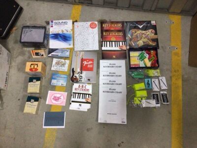 Bundle of Assorted Musical Stationary and Accessories