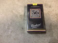 6 x Vandoren B Flat Clarinet Reed 56 Rue Lepic 10 Pack - 3