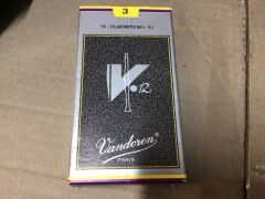 5 x Assorted Vandoren 10 Pack Clarinet Reeds - 5