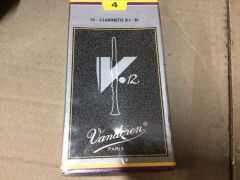 5 x Assorted Vandoren 10 Pack Clarinet Reeds - 6