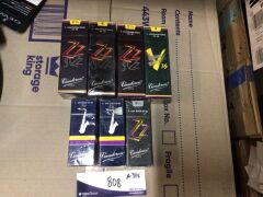 7 x Assorted Vandoren 5 pack Saxophone Reeds - 2