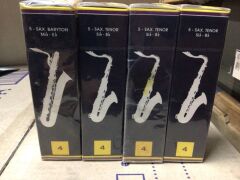 4 xVandoren Traditional Tenor Saxophone Reeds, 5-Pack - 4