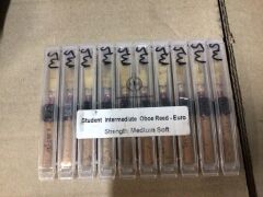 10 x K.Ge Student Intermediate Oboe Reeds - 3