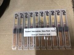 10 x K.Ge Student Intermediate Oboe Reeds - 3