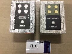 NUX REC TO Distortion To & Nux Plexi Crunch