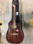 Fender CD 140SCE Dreadnought, Walnut Fingerboard in All Mahogan - 2