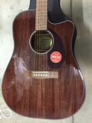 Fender CD 140SCE Dreadnought, Walnut Fingerboard in All Mahogan - 3