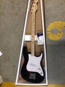 Fender x Loog Stratocaster 3-String Electric Guitar, Black - 2