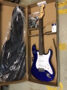 Essex SE1SKEB Electric Guitar Pack - Blue (NO AMP) - 2