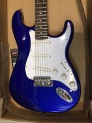 Essex SE1SKEB Electric Guitar Pack - Blue (NO AMP) - 3