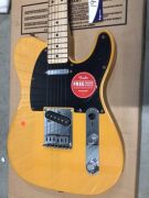 Squier Sonic Telecaster in Butterscotch Blonde - 3