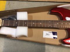 Aria STG-003 Series Left Handed Electric Guitar in Candy Apple Red - 5