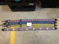 Assorted Ernie Ball Guitar straps - 3