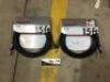 2x Fender Professional Series Angled Instrument Cable 4.5m