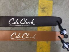 1 x Cole Clark Strap, Saddle Brown & Cole Clark Strap, Tan - 2