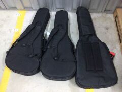 Bundle of 2 x Yamaha Soft Cases &amp; 1 x Fender Soft Case for Acoustic Guitars - 2