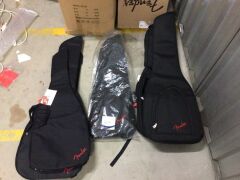 7 x Fender Soft Guitar Cases