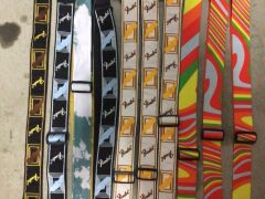 Bundle of 10 x Fender Assorted Guitar Straps