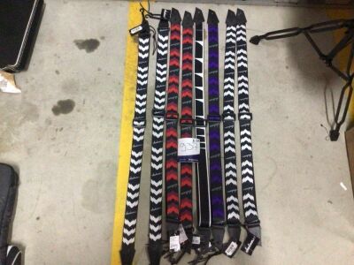 Bundle of 8 x Jackson Assorted Guitar Straps