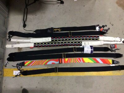 Bundle of 8 x Fender Assorted Guitar Straps