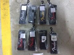 Bundle of 8 x Fender Assorted Guitar Straps