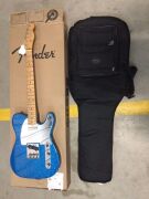 Fender - J Mascis Telecaster - Maple Fingerboard, Bottle Rocket Blue Flake - 2