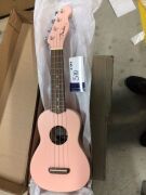 Fender Venice Soprano Ukulele Shell Pink Uke - 2