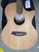 Cole Clark AN1EC Acoustic Electric, Southern Silky Oak - 3