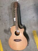 Cole Clark AN2EC-SSO Angel 2 Acoustic / Electric Guitar Silky Oak - 2