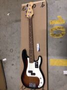 Fender Player Precision Bass, Pau Ferro Fingerboard in 3 Color Sunburst - 2