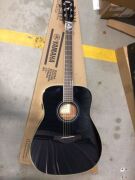 Yamaha FG-TA TransAcoustic Dreadnought Acoustic Guitar; Black - 2