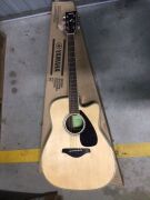 Yamaha FGX830C Acoustic-Electric Folk Guitar, Natural - 2