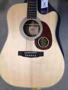 Cort MR710F Acoustic-Electric Guitar, Natural Satin - 3