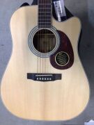 Cort MR710F Acoustic-Electric Guitar, Natural Satin - 3