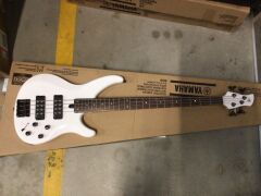 Yamaha TRBX304 Bass Guitar, White - 2