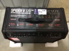 Line 6 Spider V 120 MkII 1×12? Guitar Amp Combo With Over 200 Amps, Cabs & Effects  - 3