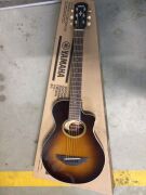 Yamaha APXT2EW Exotic Wood 3/4 Size Acoustic-Electric Guitar, Tobacco Brown Sunburst - 2