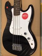 Squier Sonic Bronco Bass, Laurel Fingerboard in Black - 3