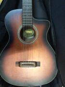 Valencia - 434 Series 4/4 size Nylon Acoustic Guitar. Electric/Acoustic. Classic Sunburst - 2