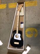 Loog Pro Acoustic VI Black Beginner's Children's Acoustic Guitar - 2