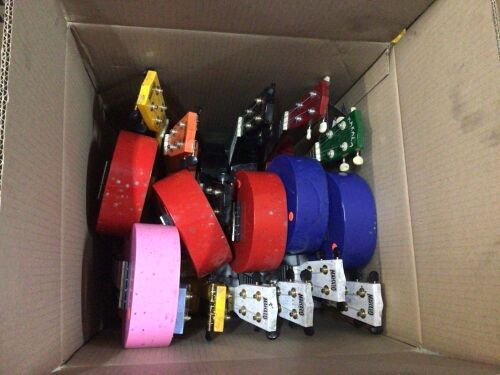 Box bundle of 18 water damaged Ukelele's