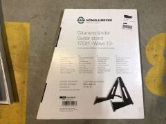 4 x K&M 17591 Guitar Stand Wave 10 - 4